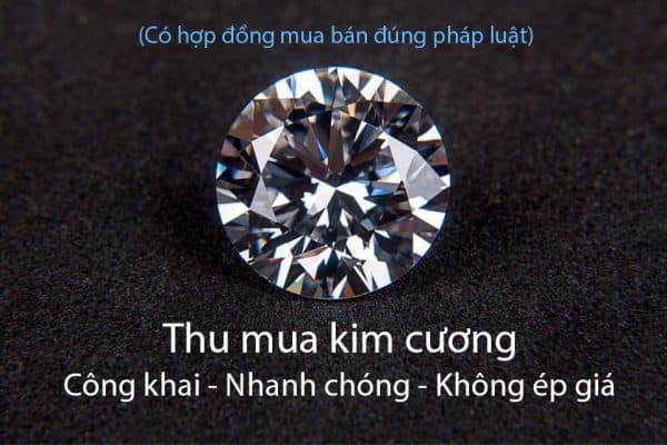 Thu mua kim cương không kiểm định giá cao