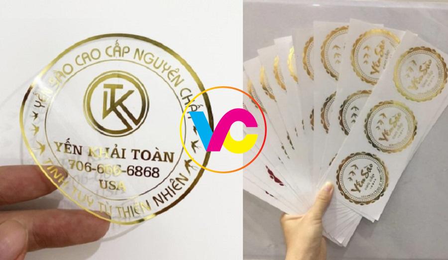 In ấn tem nhãn decal giá rẻ lấy ngay- in mọi số lượng - giao hàng tận nơi